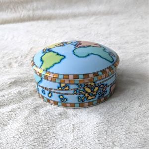 Tiffany & Co. World Map Trinket Box